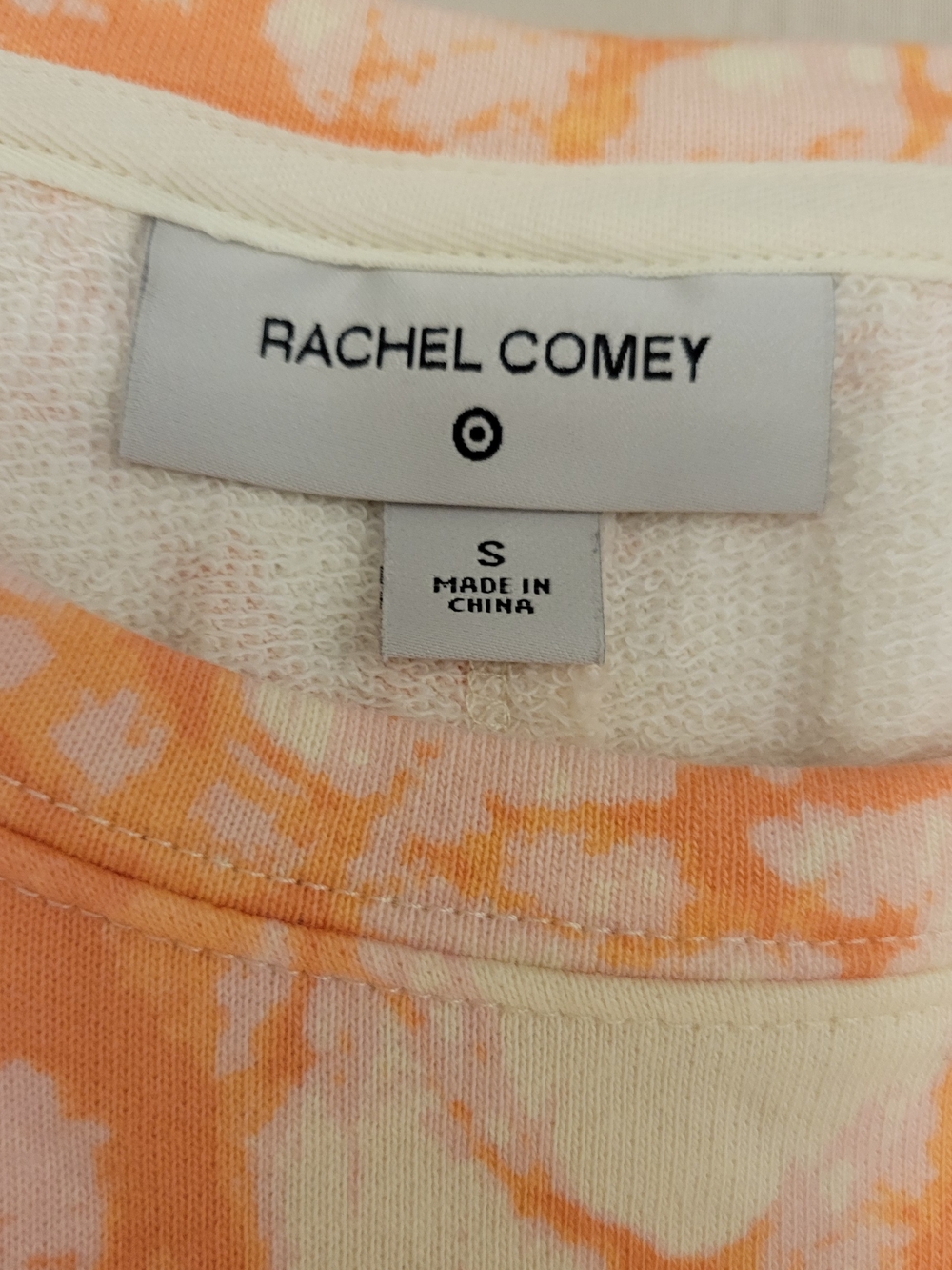 Rachel Comey Women's Orange Tie-Dye Sweatshirt- Small